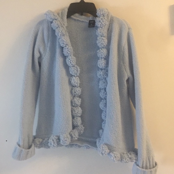 GAP Other - Adorable Girls Gap Pom Pom hooded sweater